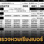 เรียงเบอร์ 1 มิถุนายน 2565